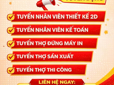 TUYỂN DỤNG NHÂN SỰ – CÔNG TY ONEWILL