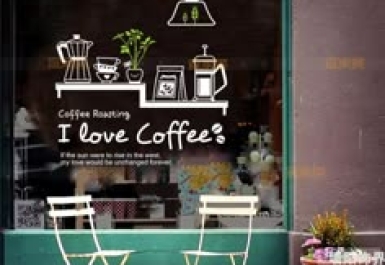 Cắt bế decal cho tiệm trà sữa, café – mẫu đẹp nhất 