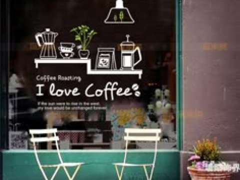 Cắt bế decal cho tiệm trà sữa, café – mẫu đẹp nhất